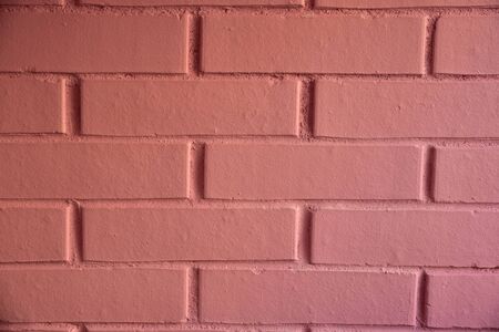 Texture of pink brick wallの写真素材