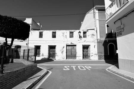 Out and about in the streets of Xaloの写真素材