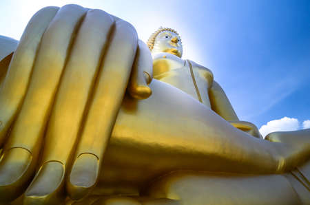 Buddha in Thailand It is the highest respect for Thai people in Buddhism.の写真素材