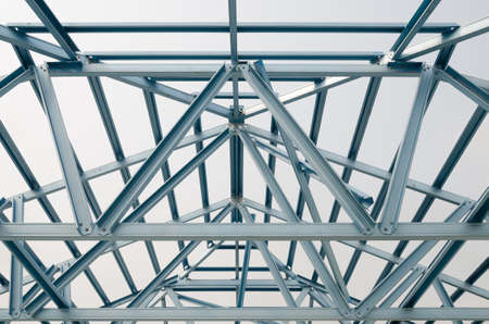 Truss roof for constructionの写真素材