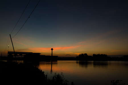 The first light of a new day.の写真素材