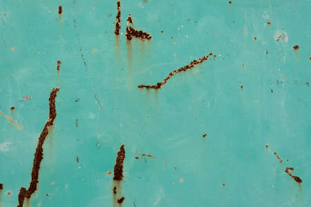 Metal surface through time.Until decayed from rust corrosion.の写真素材