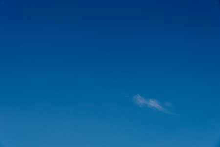 Clear blue sky background in the morning of a sunny day.の写真素材