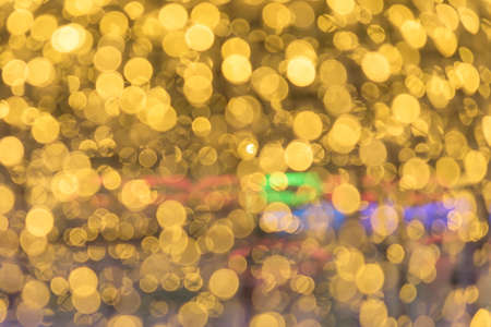 Christmas bokeh lights refocused blurred background, Abstract texture.