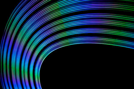 Abstract freezelight curves. Made by lightsの写真素材