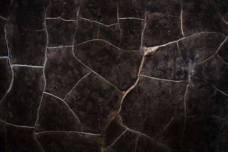 Detail of a wall destroyed by fireの写真素材