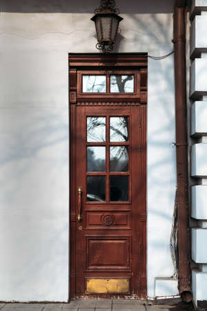 Old wooden door