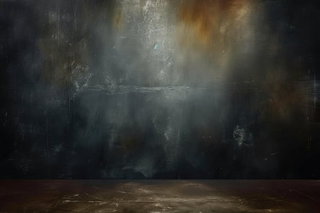 Dark old hand painted muslin studio backdropの素材