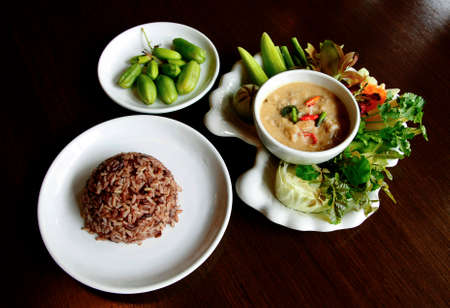 Rice & Vegetableの写真素材