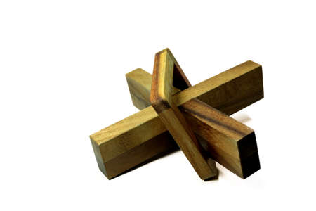 Wood Decoration Set Iの写真素材