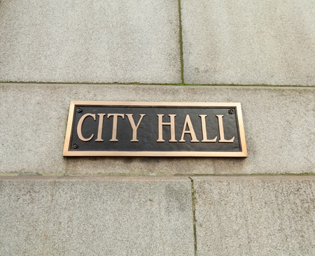 City Hall sign
