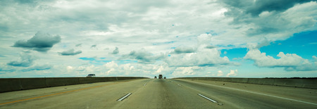 Highway view into the horizon.の写真素材