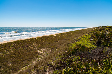 Beautiful Ponte Vedra Beach on the east coast of North Florida.の写真素材