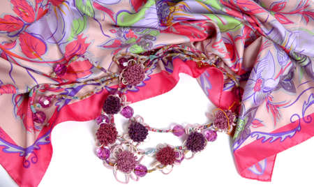 The composition of the paint color and byuzheterii scarfの写真素材