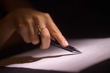 hands of the people photographed in different ways in the studioの写真素材