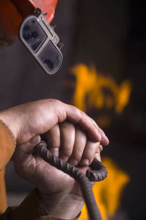 this man's hands on after a hard work