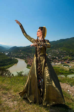 National Song and Dance Ensemble of Georgia Erisioni Outdoorsの写真素材