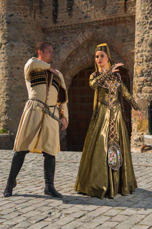 National Song and Dance Ensemble of Georgia Erisioni Outdoorsの写真素材