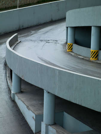 entrance to a large underground parkingの写真素材