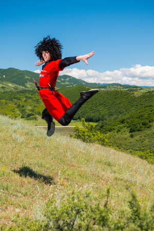 National Song and Dance Ensemble of Georgia Erisioni Outdoorsのeditorial素材