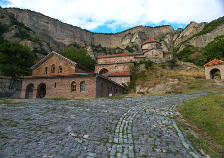 Ancient Orthodox monastery in the mountains. Georgiaの写真素材
