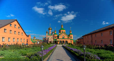 Orthodox church of Holoseev deserts Kyiv
