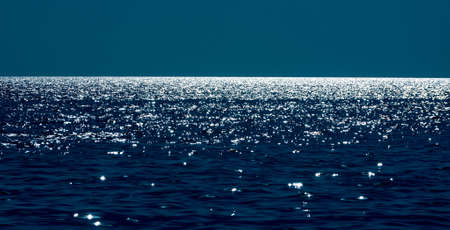 The horizon line on the Black Sea.の写真素材