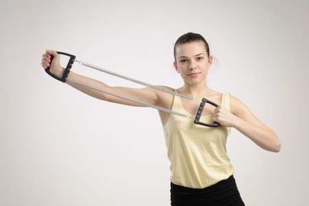 fitness instructor burning calories