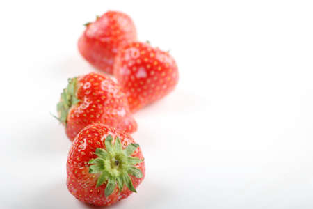 studio isolated red fruitsの写真素材