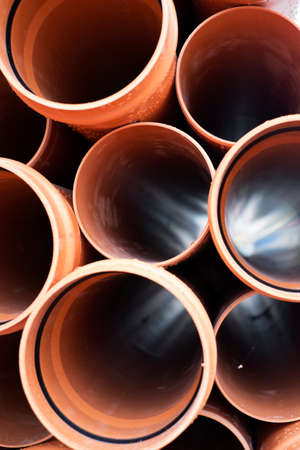 brown pipesの写真素材