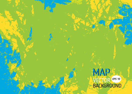 Travel background vector illustration, texture map, abstract mapのイラスト素材