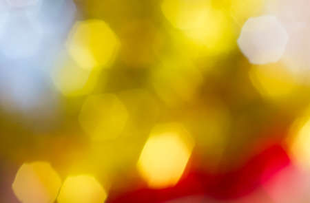 Abstract blurred background yellow color with bokeh photo effectの写真素材