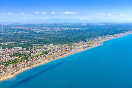 Coast of Italy. Aerial viewの写真素材
