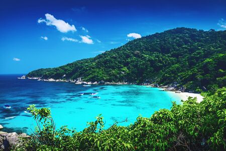 Tropical landscape. Similan islands, Thailandの写真素材