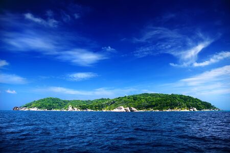 Tropical island in Andaman sea. ocean Similan islands, Thailandの写真素材