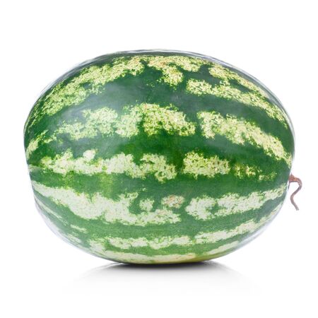 Fresh watermelon isolated on white backgroundの写真素材