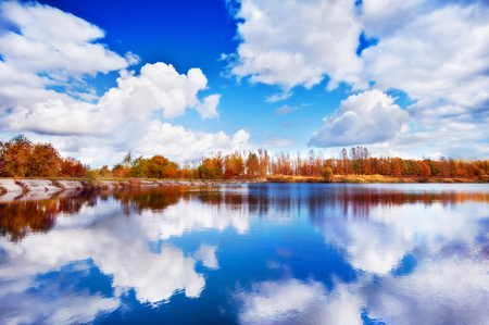 autumn landscapeの写真素材