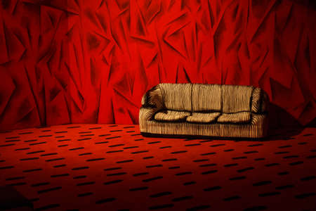 Particular decoration type with strong and eye catching colorsの写真素材