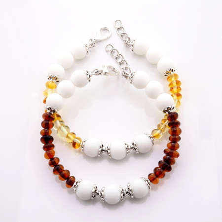 amber braceletの写真素材