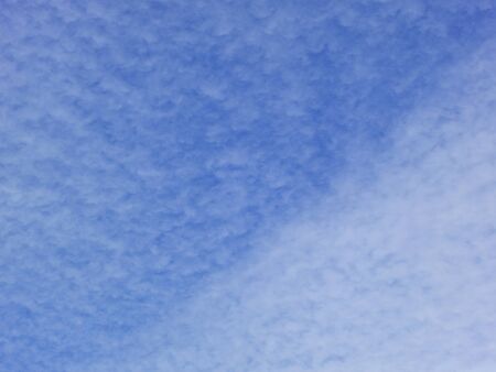 Fleecy clouds, cirrocumulusの写真素材
