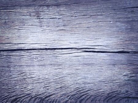 Indigo blue colored oak wood textureの写真素材