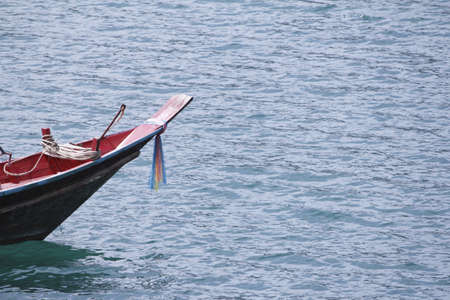 Boot on the seaの写真素材