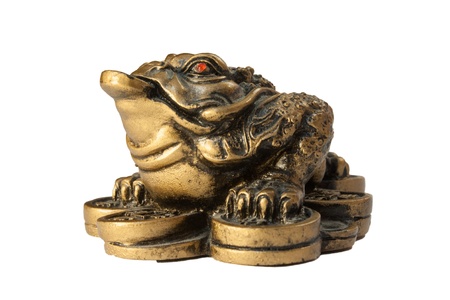 Chinese Feng Shui Frogの写真素材