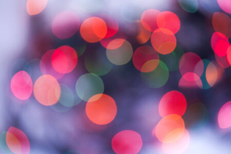 Defocused christmas color light background. studio shotの写真素材