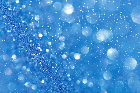Abstract glitter silver background with copy space, winter conceptの写真素材