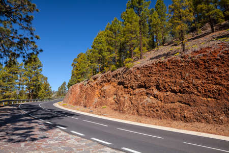 Road in Tenerife, Canary Islands, Spain の写真素材