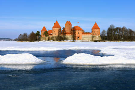 Trakai Island Castle in Lithuania のeditorial素材