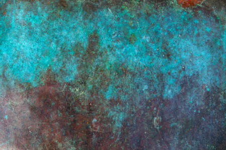 	  	 Copper background Background image of scratched antique copper vessel surface texture の写真素材