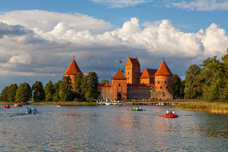 Trakai Island Castle in Lithuaniaのeditorial素材
