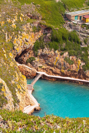 Island of Berlengas (Portugal) in the Atlantic Ocean.